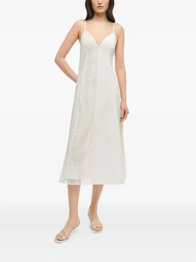 Simkhai Mina Lace-insert Midi Dress