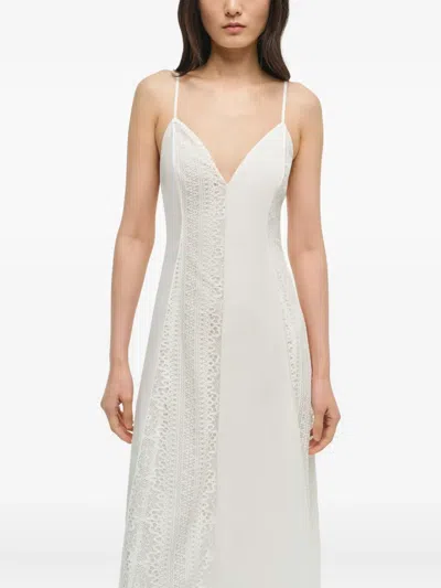 Simkhai Mina Lace-insert Midi Dress