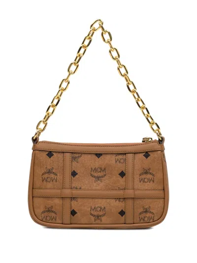 Mcm Aren Monogram-pattern Chain Shoulder Bag