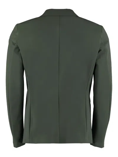 The (alphabet) Tory Burch Single Breasted Two Button Blazer In Green