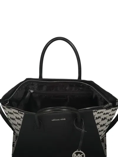 Michael Kors Avril Leather Logo-plaque Tote Bag