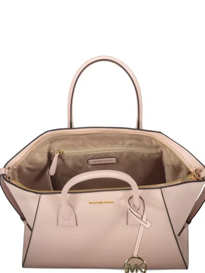 Michael Kors Avril Leather Top-zip Tote Bag