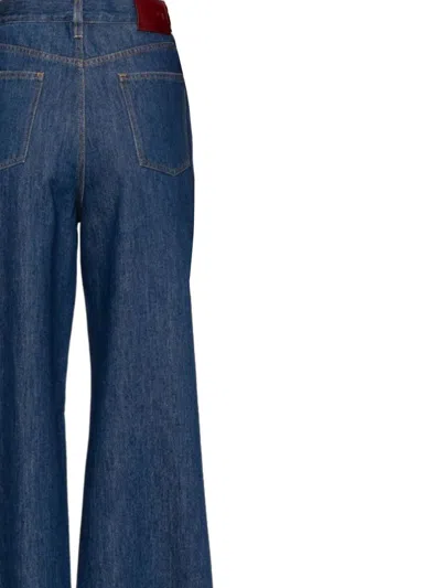 Gucci Wide-leg Jeans In Blue