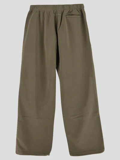 Mm6 Maison Margiela Green Tucked Sweatpants