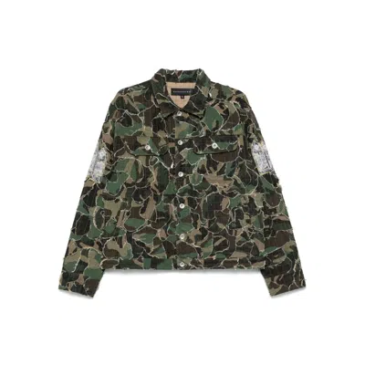 Who Decides War Camo Trucker Jacket