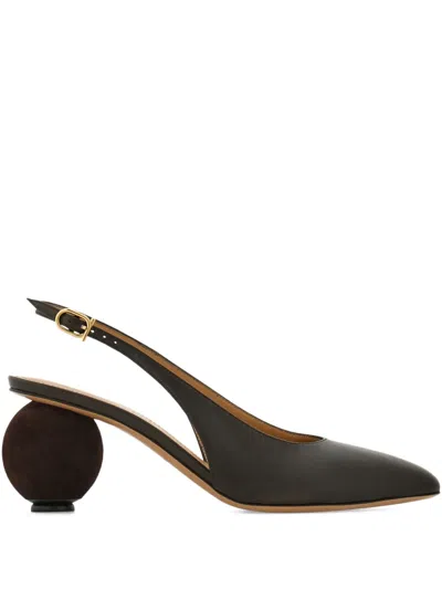 Ferragamo Spherical Heel Slingback Pump