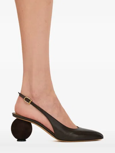 Ferragamo Spherical Heel Slingback Pump