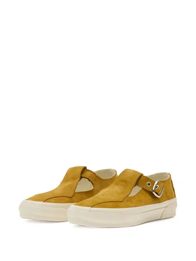 Vans Mary Jane Buckle Sneakers In Nude