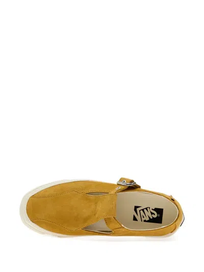Vans Mary Jane Buckle Sneakers In Nude