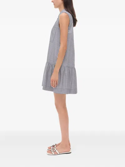 Simkhai Candace Sleeveless Shift Dress In Gray