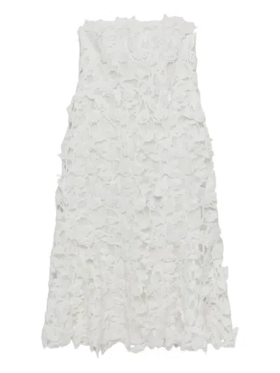 Simkhai Fleurella Floral Midi Dress In White