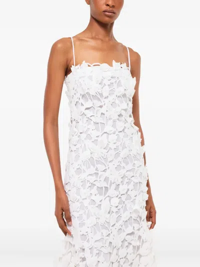 Simkhai Fleurella Floral Midi Dress In White
