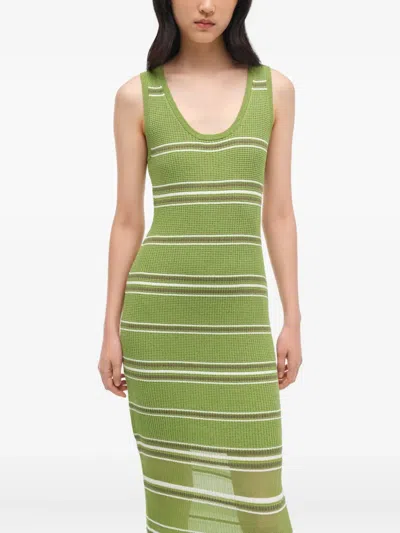 Simkhai Mariana Striped Knit Maxi Dress