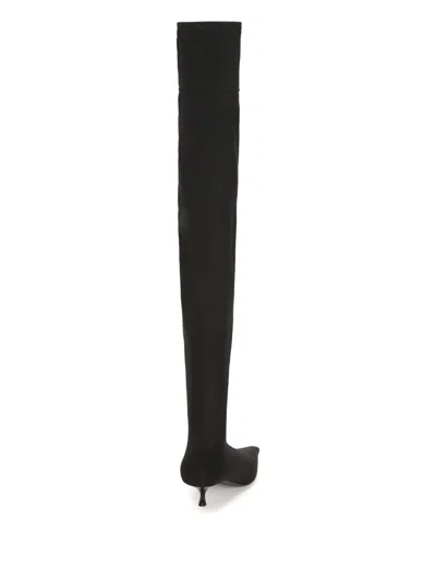 Victoria Beckham 45mm Sloan Jersey Pointed-toe Boots