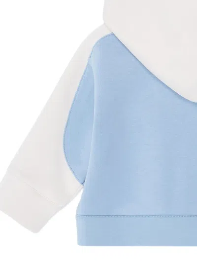 Emporio Armani Zip-fastening Hooded Sweatshirt In Blue