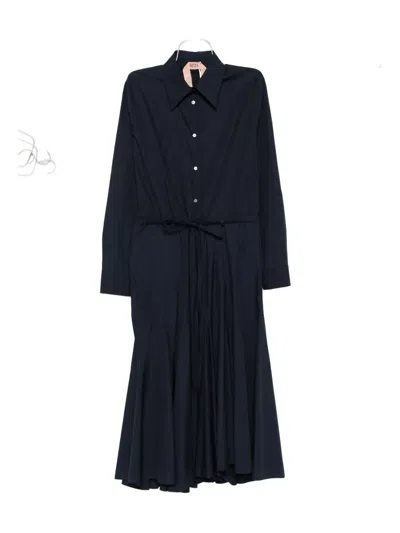 N°21 Button-down Flared Midi Dress