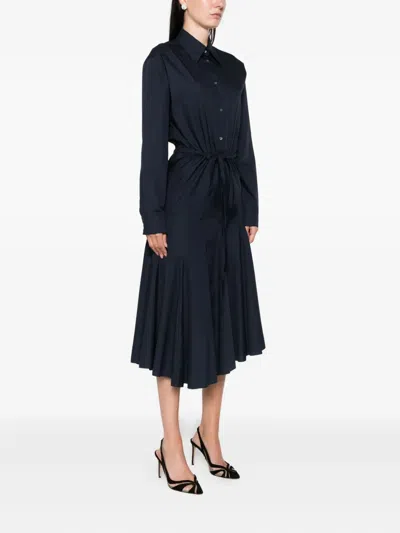 N°21 Button-down Flared Midi Dress