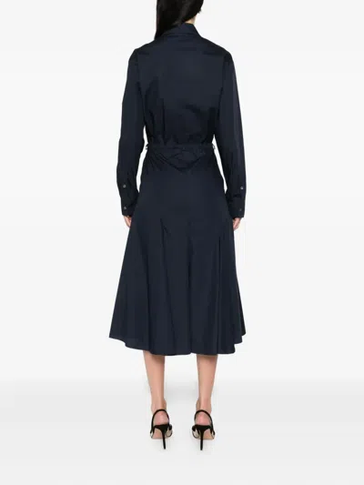 N°21 Button-down Flared Midi Dress