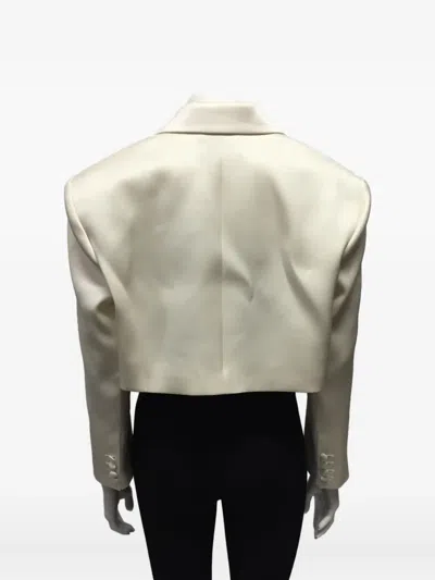 Magda Butrym Padded-shoulder Single-breasted Blazer