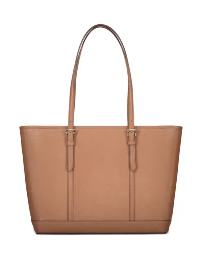 Michael Kors Jet Set Top-zip Leather Tote Bag