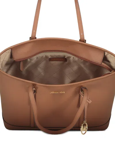 Michael Kors Jet Set Top-zip Leather Tote Bag