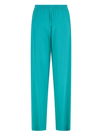 Gianluca Capannolo Antonella Silk Trousers In Green
