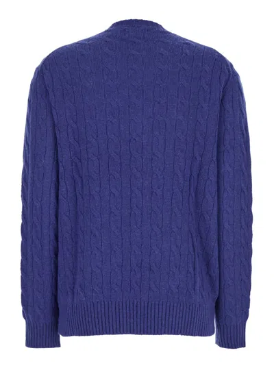 Polo Ralph Lauren Sweater Pull Oversize In Blue