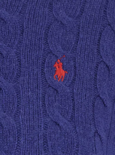 Polo Ralph Lauren Sweater Pull Oversize In Blue