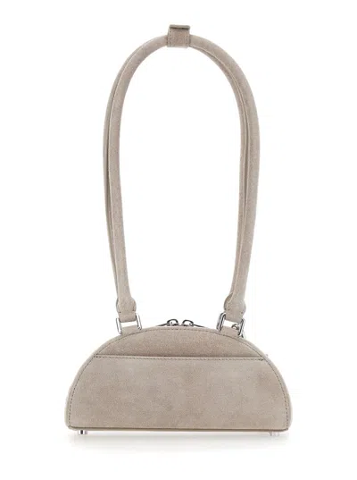 Self-portrait Self Portrait Women Suede Shoulder Bag With Charms In Brown