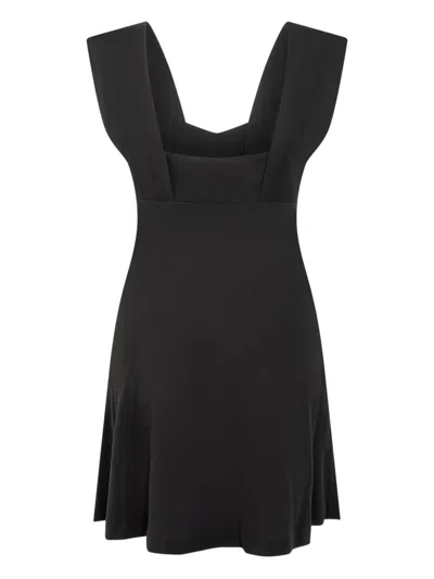 Iro Fanelie Square-neck Mini Dress In Black
