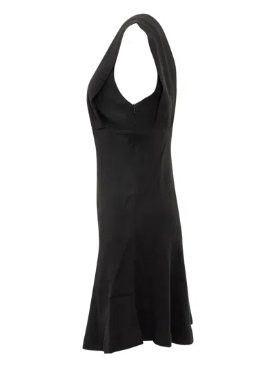 Iro Fanelie Square-neck Mini Dress In Black