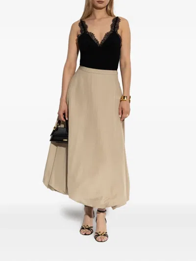 By Malene Birger Aubrey Balloon-hem Maxi Skirt