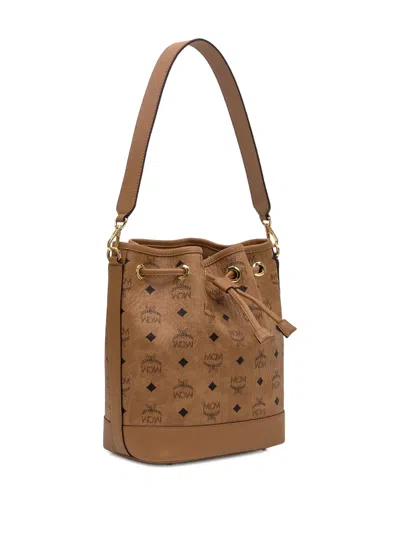 Mcm Medium Monogram Bucket Bag