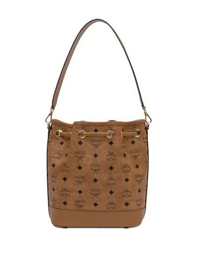 Mcm Medium Monogram Bucket Bag