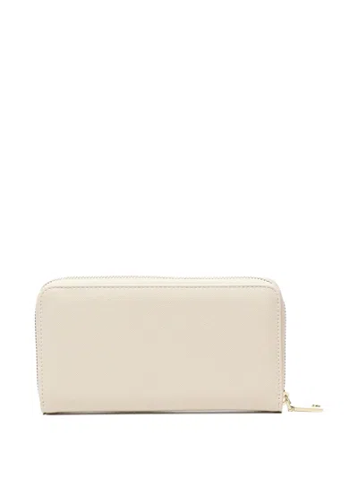 Love Moschino Heart-logo Zip-fastening Wallet In Neutral