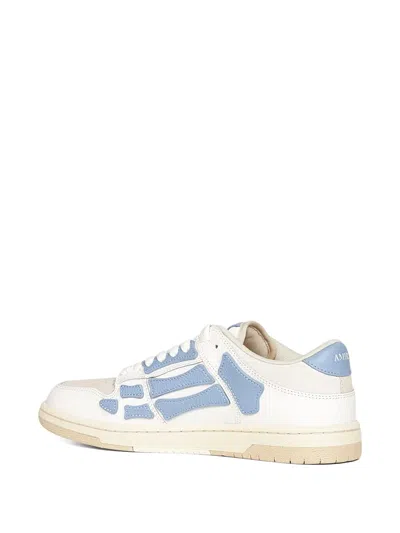 Amiri Skeleton-appliqué Leather Trainers