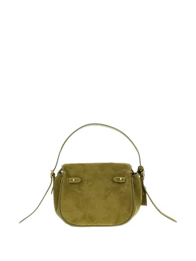 Polo Ralph Lauren Polo Id Suede Shoulder Bag