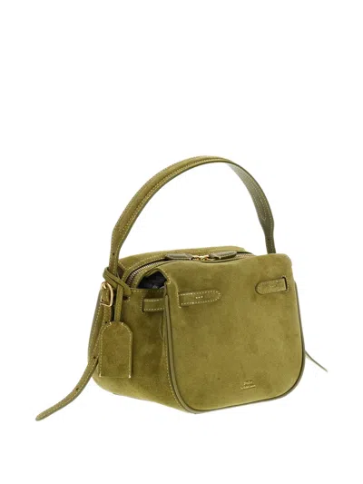 Polo Ralph Lauren Polo Id Suede Shoulder Bag