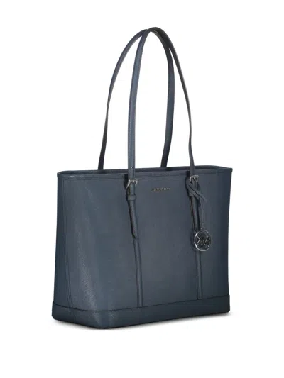 Michael Kors Jet Set Leather Buckle Tote Bag