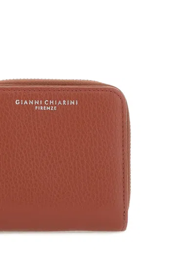 Gianni Chiarini Zip-around Leather Wallet In Brown
