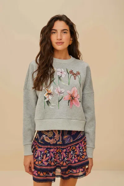 Farm Rio Active Farm Rio Flowers Pullover