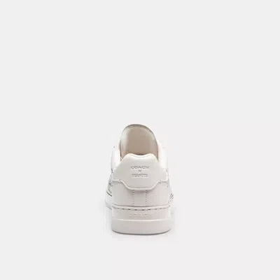 Coach X Peanuts High Line Sneaker With Newspaper Print In White