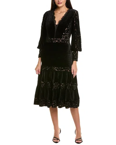 Tadashi Shoji Solid Midi Dress