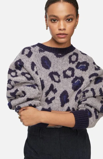 Anine Bing Raigh Leopard Crewneck Sweater