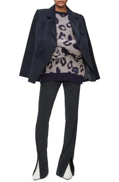 Anine Bing Raigh Leopard Crewneck Sweater