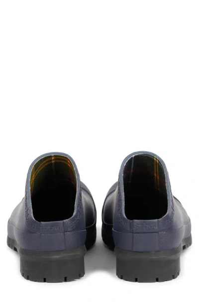 Barbour Quinn Rubber Clog In Blue