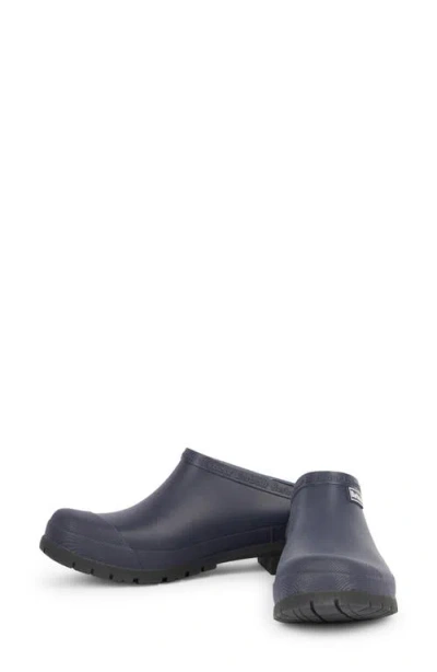 Barbour Quinn Rubber Clog In Blue