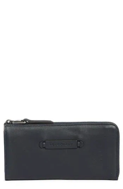 Longchamp Le Pliage Cuir Zip Around Wallet