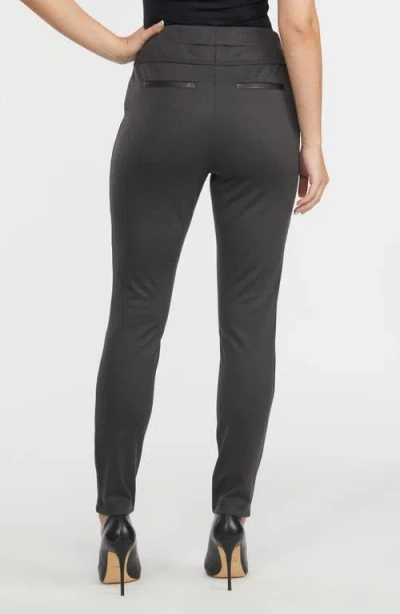Ellen Tracy Vegan Pull On Ponte Leggings