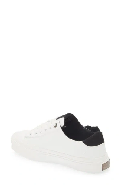 Karl Lagerfeld Paris Gael Flower Sneaker In White